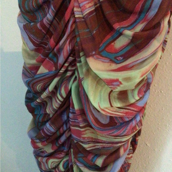 Lilly’s Kloset NWT Woman’s Multicolored Midi Dress. Size Medium. - Picture 5 of 7